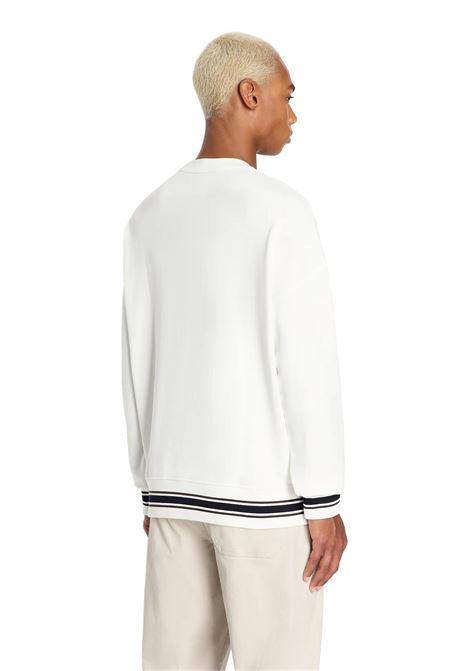 Armani Sustainability Values crew-neck sweatshirt ARMANI EXCHANGE | sweaters | 6RZMJE ZJDPZ1116